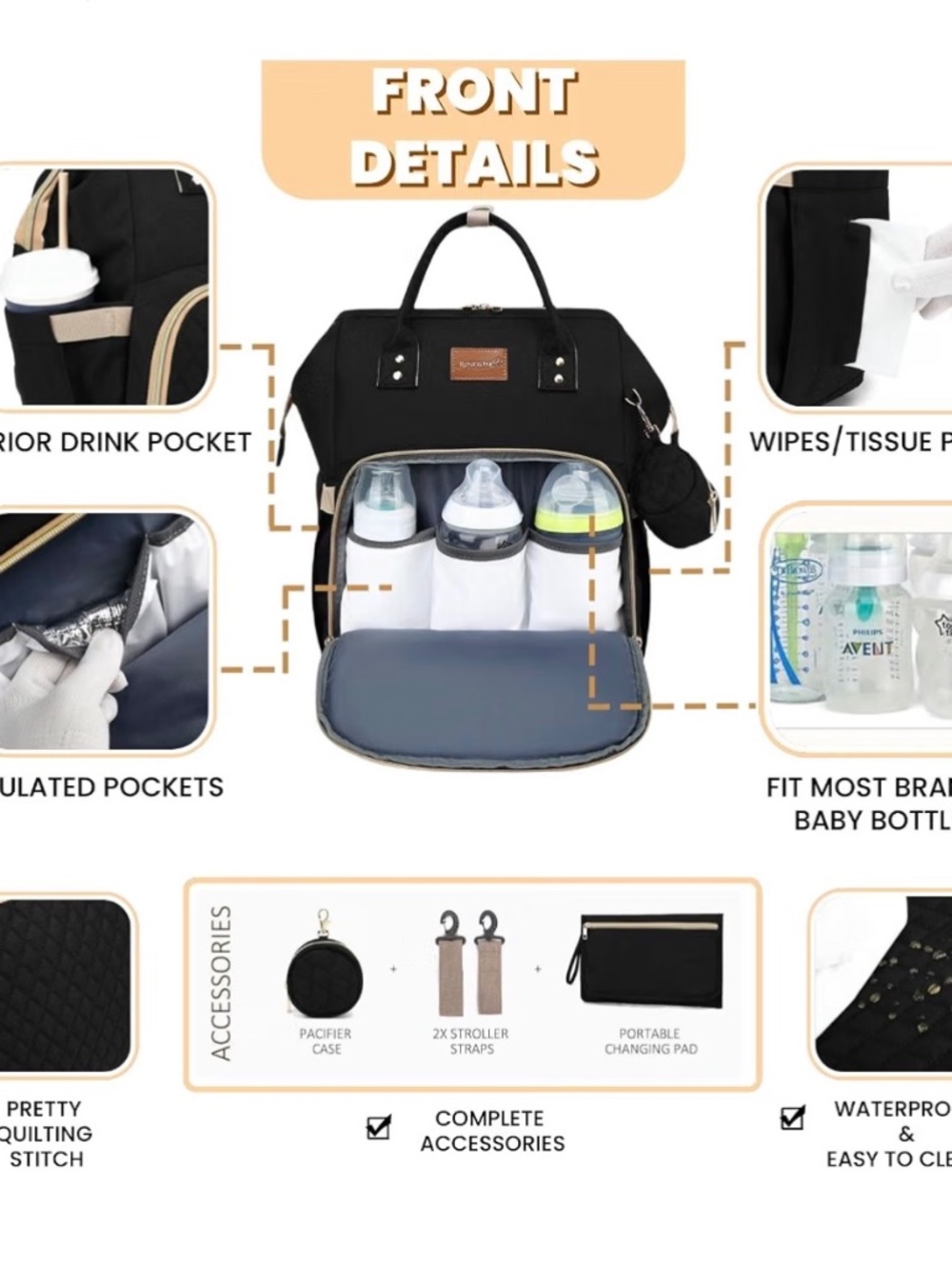Rosegin Diaper Backpack